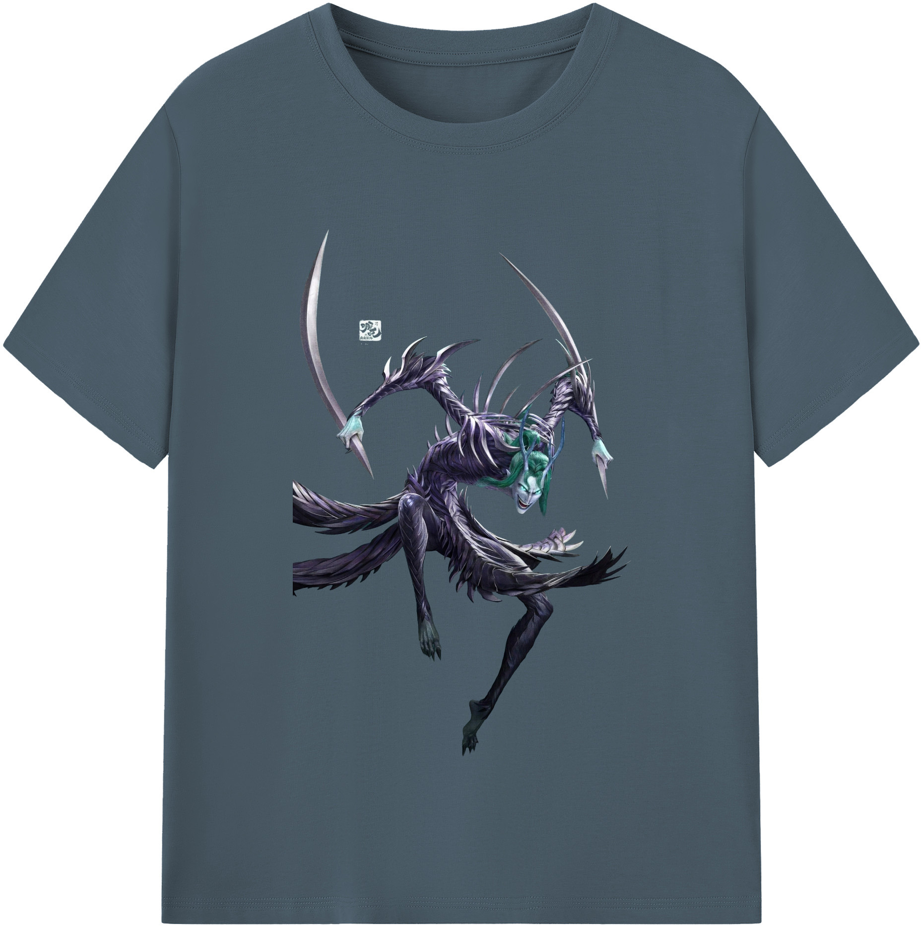 （画像用） Ne Zha 2 ナタ 魔童の大暴れ 綿100％半袖Tシャツ（フロントプリント）